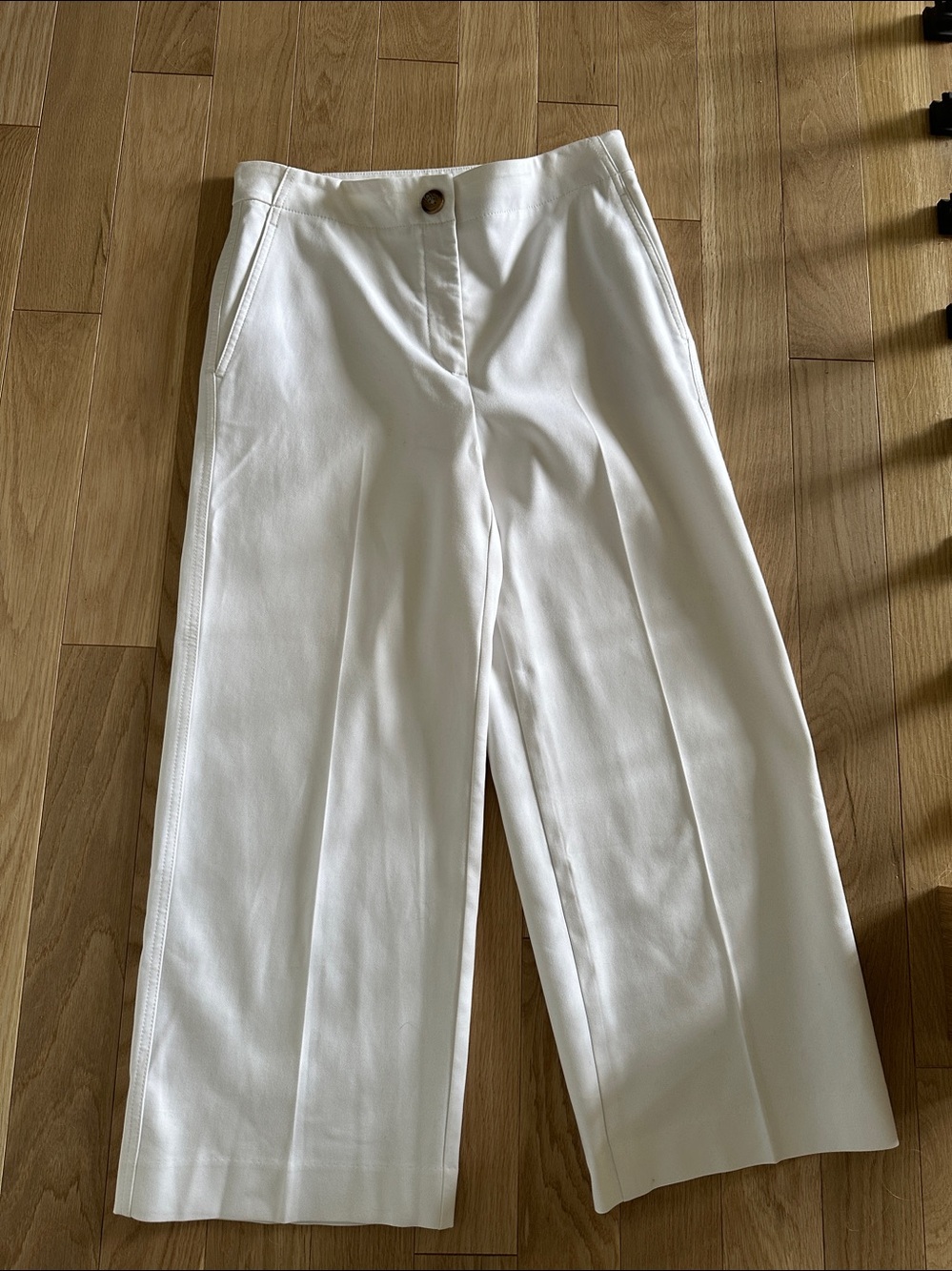 ANN TAYLOR WHITE WIDE LEG  PANT SIZE 6 - Picture 3 of 5